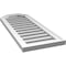 Ekena Millwork Octagonal Top Surface Mount PVC Gable Vent w/ 2"W x 1-1/2"P Brickmould Frame, 14"W x 36"H GVPOT14X3602SF - alternate 3